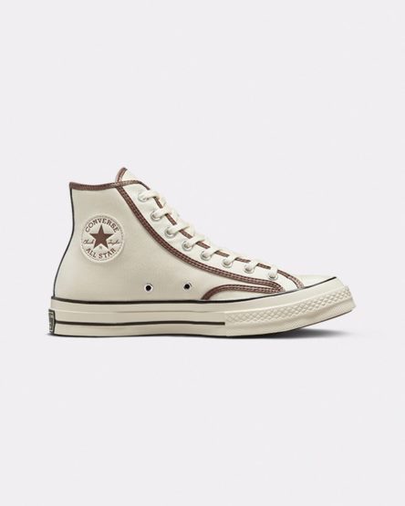 Women's Converse Chuck 70 Heavyweight Canvas High Top Shoes Beige / Brown | AU 50186N